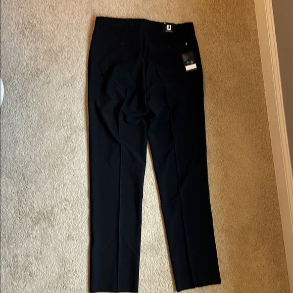 NWT FootJot Men's Black Golf Pants, W36 - Picture 2 of 6